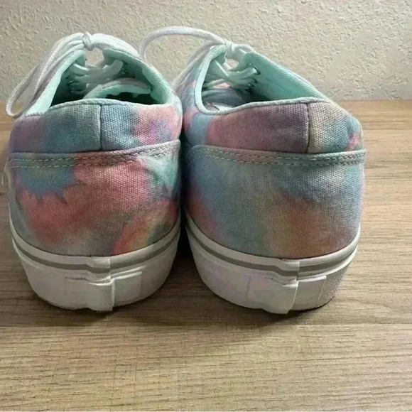 Vans Doheny Pastel Rainbow Multi-Color Tie Dye Canvas Sneakers size 10 - Picture 3 of 4